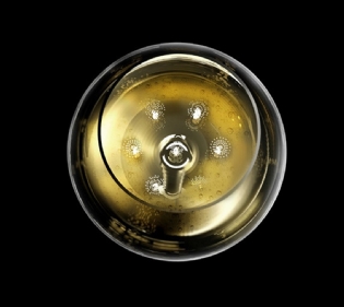 Box 6 Unidades - Taça de Vinho Espumante e Champagne 7 Pontos Perlage ITALESSE ETOILE SPARKLE