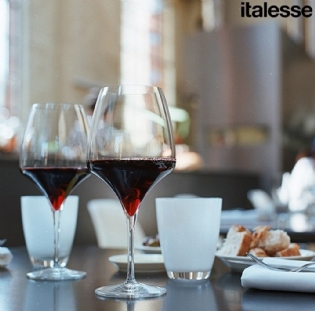 Box 6 Unidades - Taça de Vinho e Champagne ITALESSE TIBURON Large