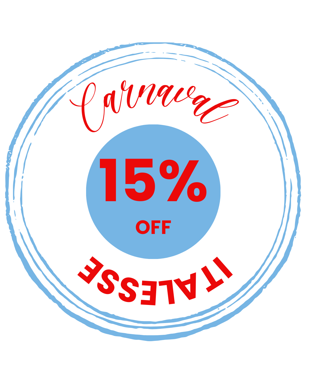 CARNAVAL ITALESSE 15%OFF