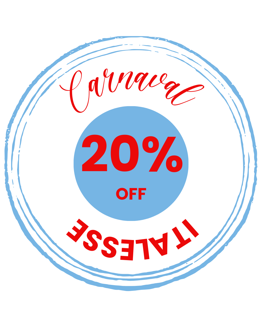 CARNAVAL ITALESSE 20%OFF